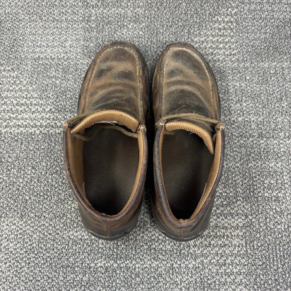 Justin Cappie 232 Mens 9.5M Work Shoes Oil Slip Resistant Leather Chukka Boots